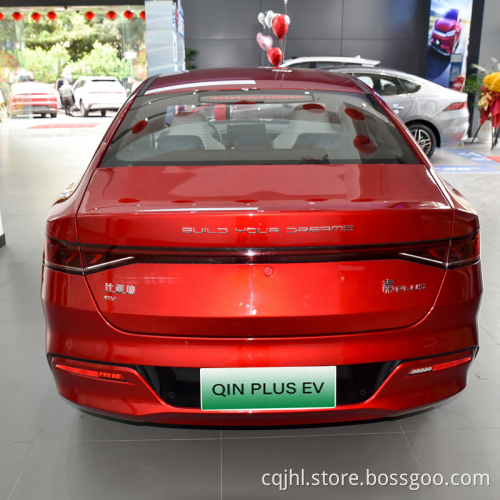 600km Red Chinese Manufacture Ev Sedan Automobile Electric Vehicle Ev Car High Speed Family Car Electric Car Byd Qin Plus Ev